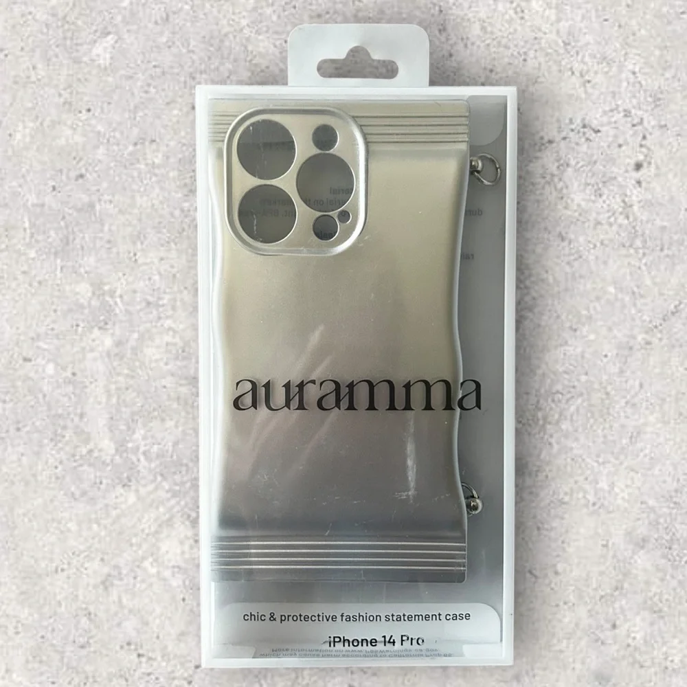 auramma Matallic Wavy iPhone 14 Pro Case